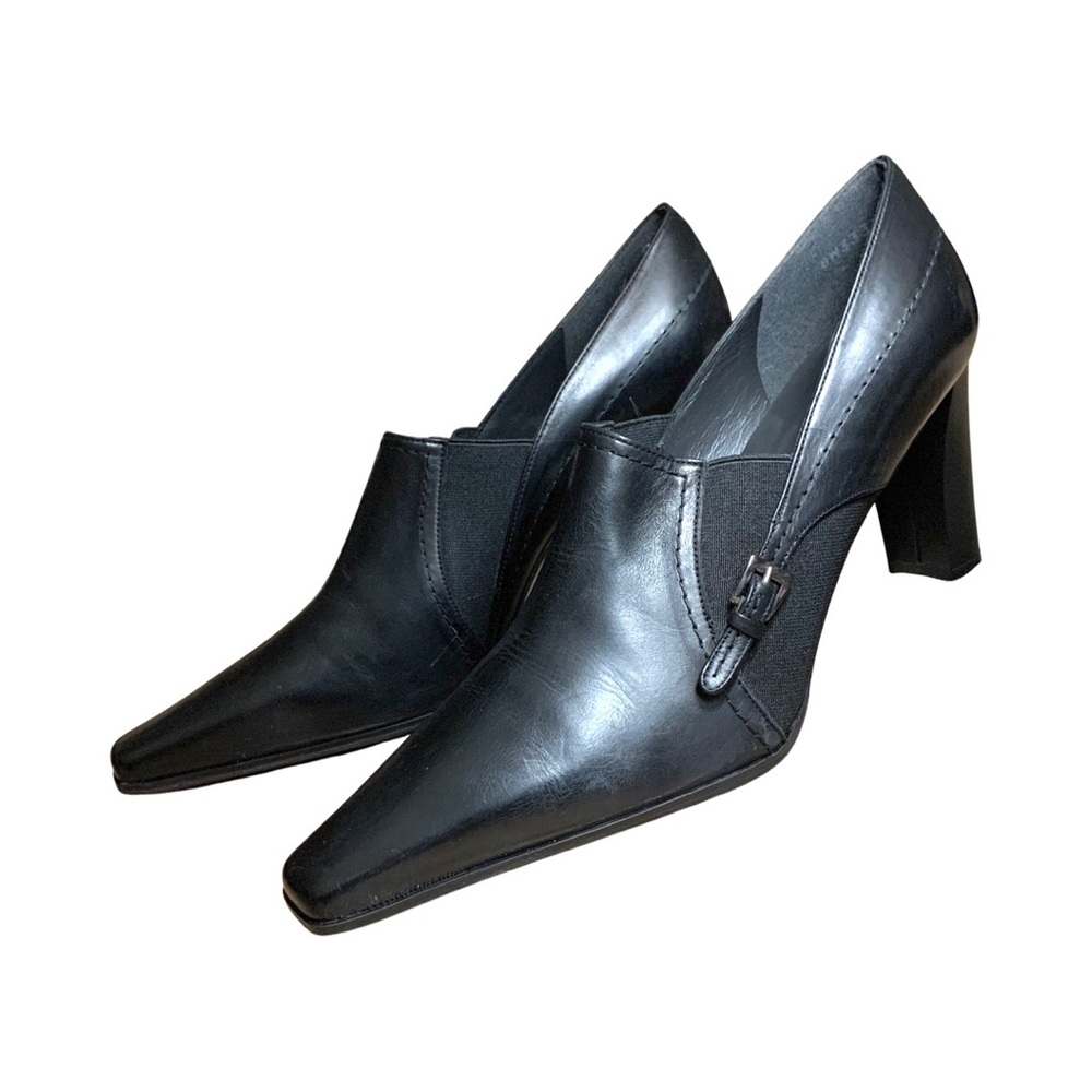 Vintage Stuart Weitzman Y2K Globetrotter Side Buckle Bootie NWOT